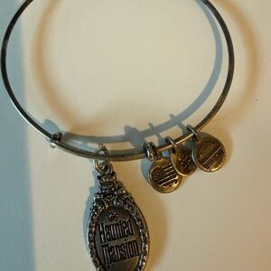 Haunted Mansion Alex & Ani Silver Charm Bangle Bracelet